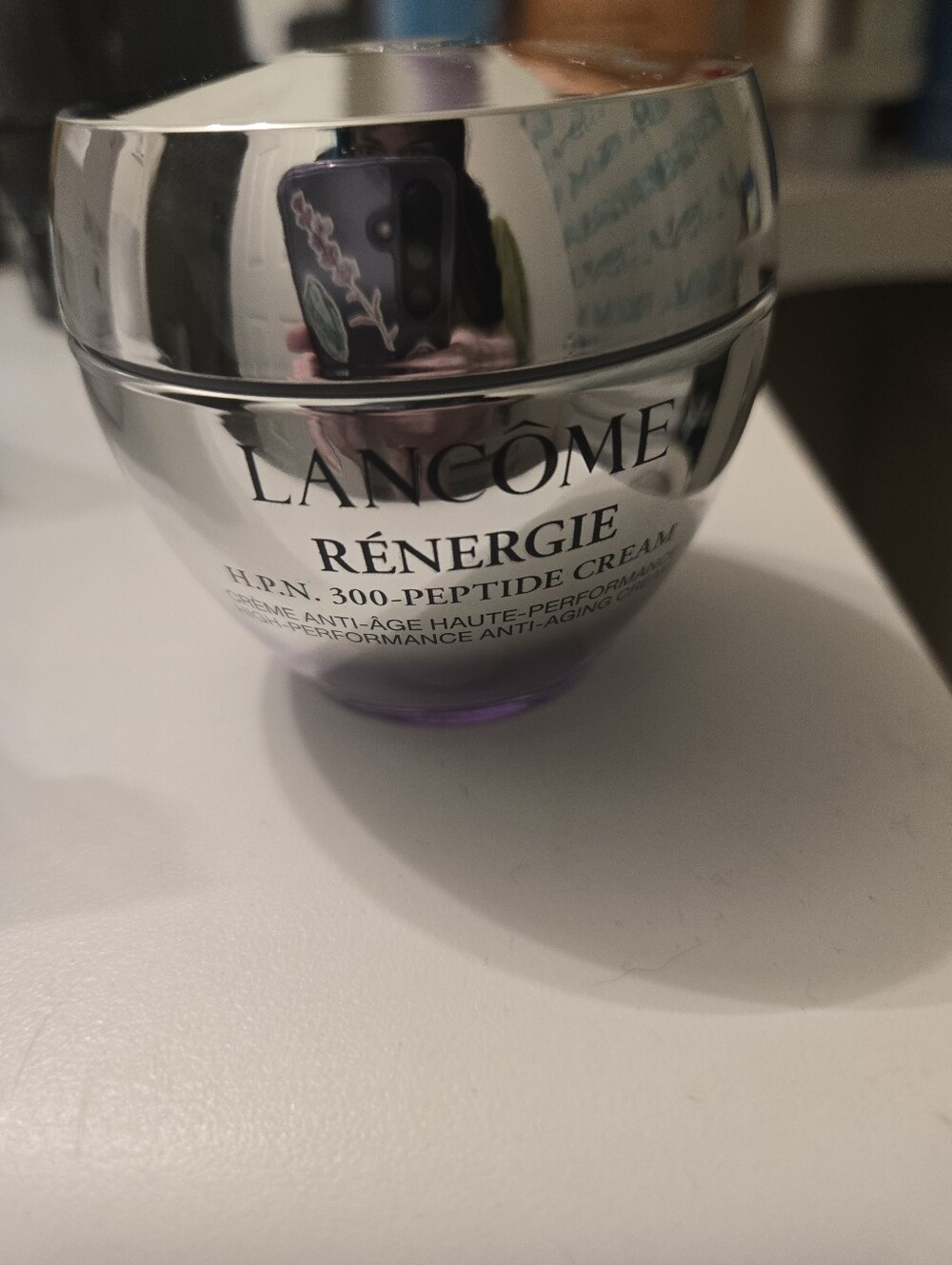 Lancôme Rénergie H.P.N. 300-Peptide Cream - Silver & Purple